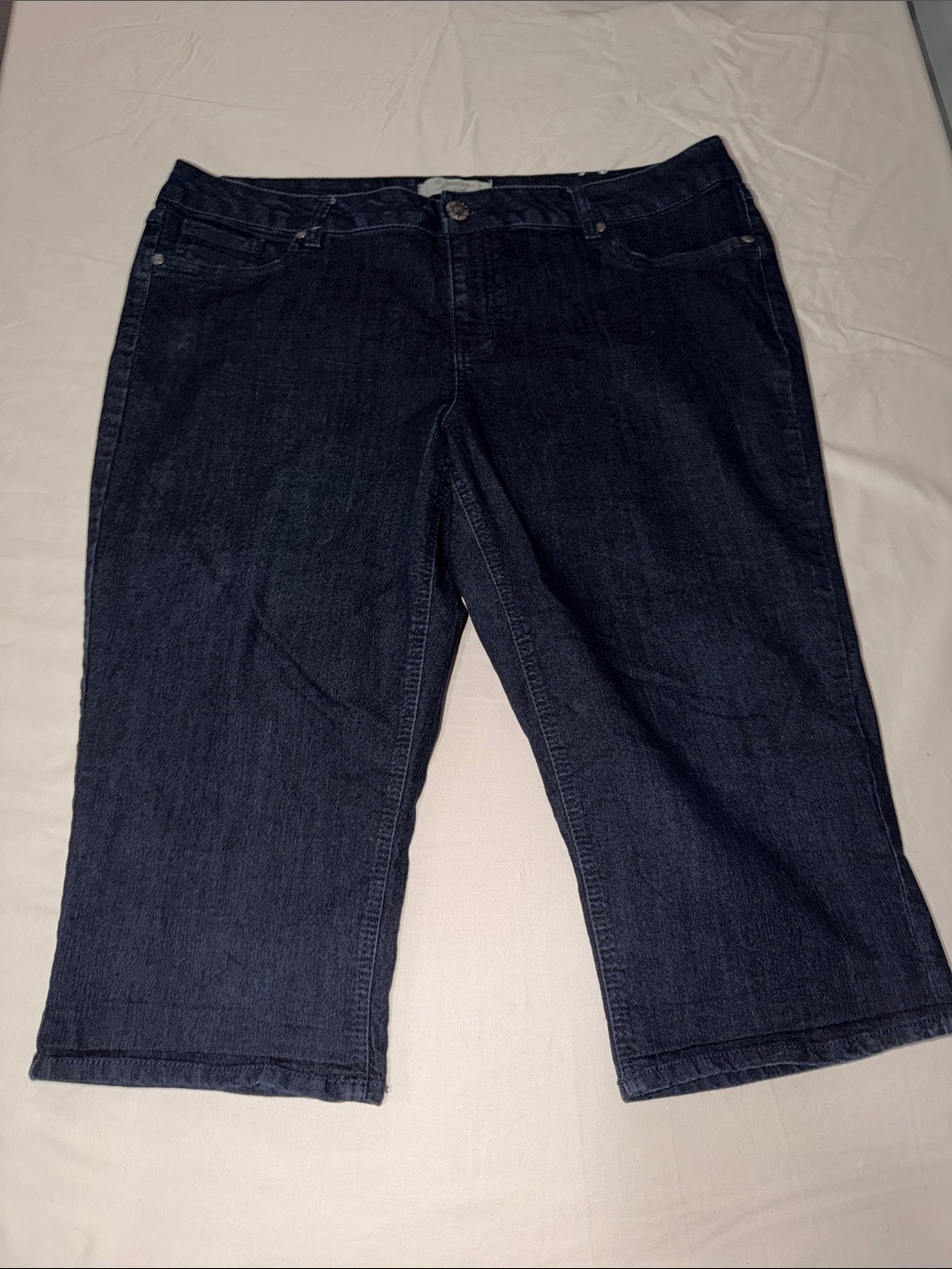 d. jeans Dark Indigo Cropped Women's Jeans